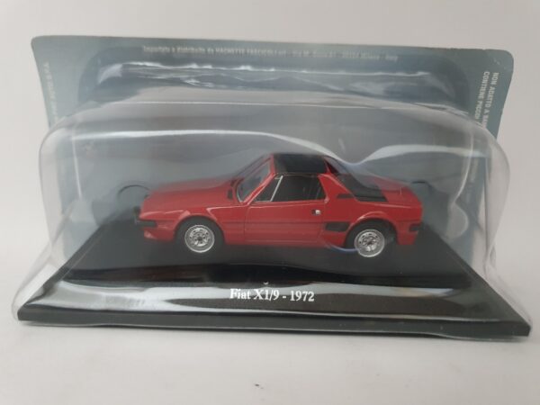 Fiat X 1/9 - 1972 scala 1/43 Hachette