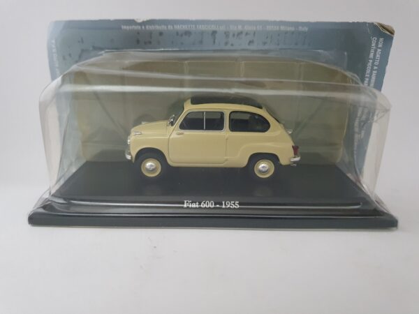 Fiat 600 -1955 scala 1/43 Hachette
