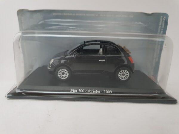 Fiat 500 cabriolet - 2009 scala 1/43 Hachette