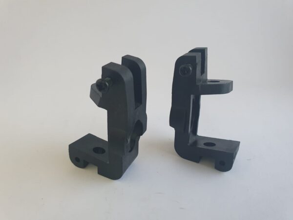 Portafuselli sterzo D/S + perni - IF145 97039-40 kyosho Inferno Neo 1/8 buggy / nitro / VE - immagine 2