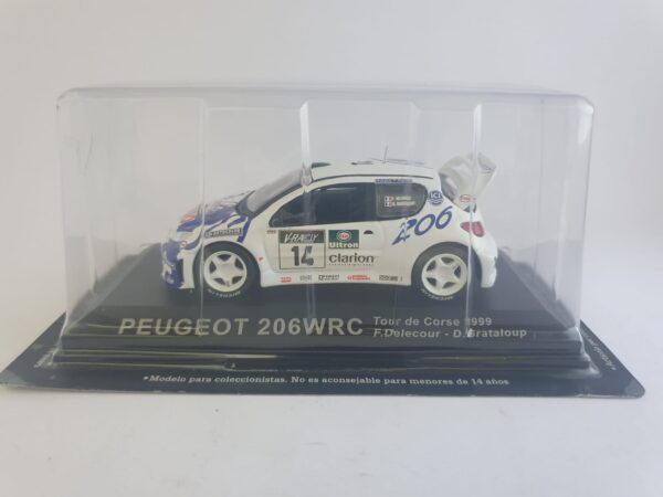 PEUGEOT 206 WRC - TOUR DE CORSE 1999 1/43 RALLY