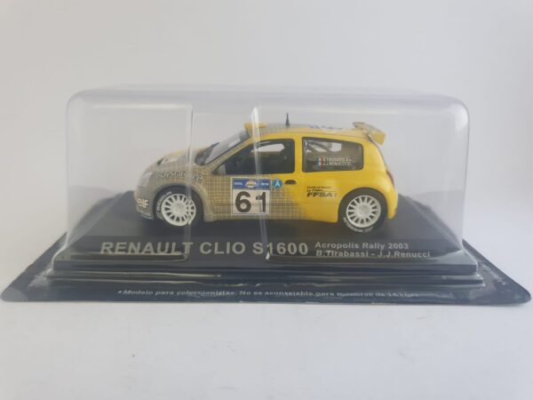 RENAULT CLIO S1600 1/43 RALLY