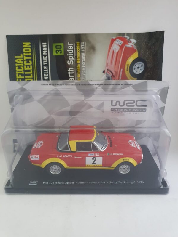 WRC Rally Collection – Hachette - Fiat 124 Abarth Spider 1/24 uscita 30