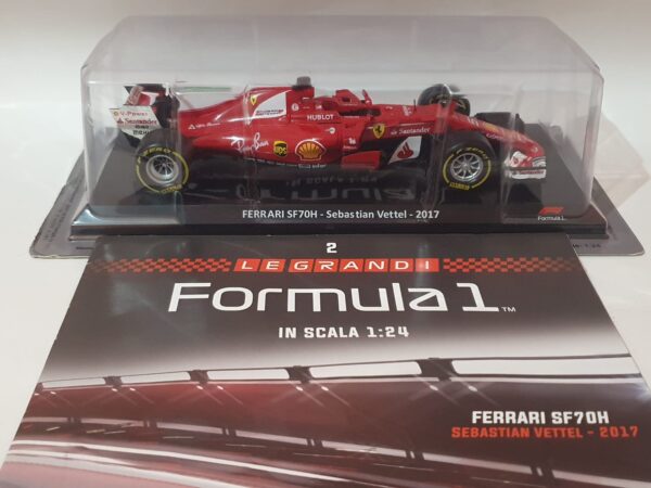 FERRARI SF70H - Sebastian Vettel - 2017 Uscita 2 - Le Grandi Formula 1 1:24