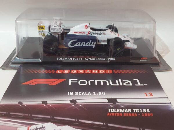 TOLEMAN TG184 - Ayrton Senna - 1984 Uscita 13 - Le Grandi Formula 1 1:24