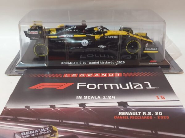 RENAULT RS 20 - Daniel Ricciardo - 2020 Uscita 15 - Le Grandi Formula 1 1:24