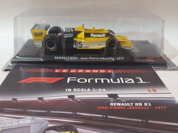 RENAULT RS 01 - Jean-Pierre Jabouille - 1977 - uscita18 - Le Grandi Formula 1 1:24