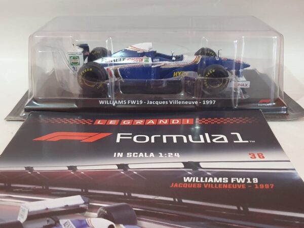 WILLIAMS FW19 - Jacques Villeneuve - 1997 Uscita 36 - Le Grandi Formula 1 1:24