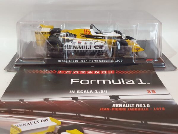 RENAULT RS10 - Jean Piere Jabouille - 1979 Uscita 39 -Le Grandi Formula 1 1:24