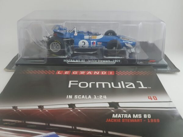 MATRA MS 80 - Jackie Stewart - 1969 Uscita 40 - Le Grandi Formula 1 1:24
