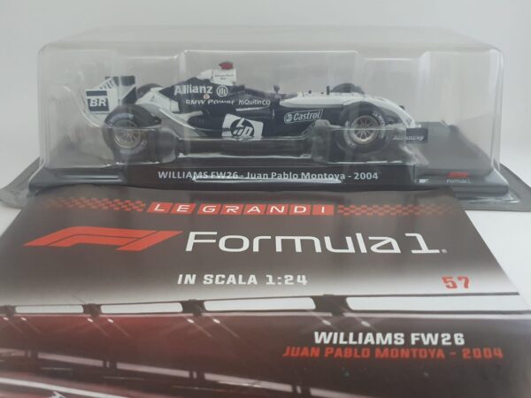 WILLIAMS FW26 - Juan Pablo Montoya - 2004 Uscita 57 - Le Grandi Formula 1 1:24