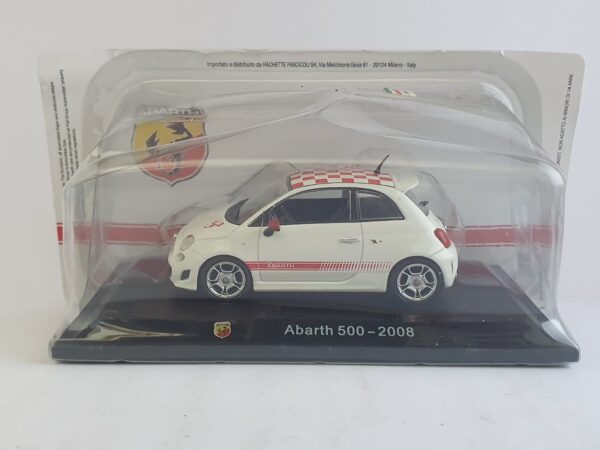 Fiat Abarth 500 - 2008 scala 1/43 hachette