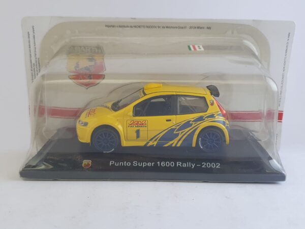 Punto Super 1600 Rally - 2002 Abarth scala 1/43 hachette