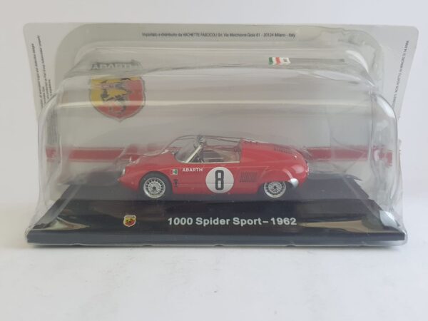 1000 Spider Sport - 1962 Abarth scala 1/43 hachette