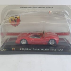 2000 Sport Spider MC (SE 04/L) - 1967 Abarth scala 1/43 hachette