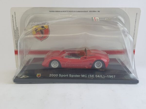 2000 Sport Spider MC (SE 04/L) - 1967 Abarth scala 1/43 hachette