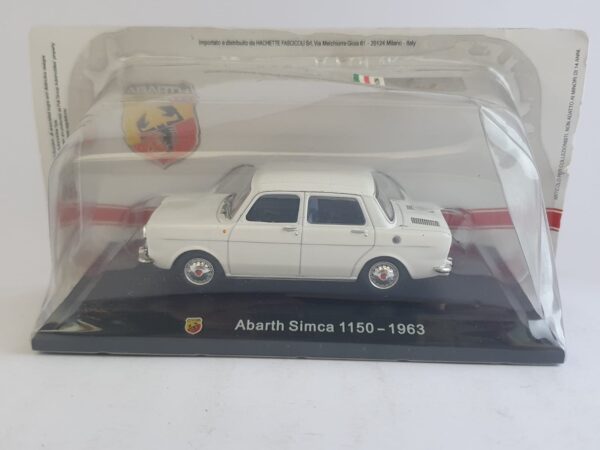 Abarth Simca 1150 -1963 scala 1/43 hachette