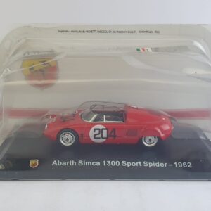 Abarth Simca 1300 Sport Spider -1962 scala 1/43 hachette