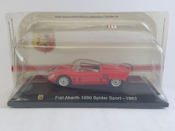 Fiat Abarth 1000 Spider Sport - 1963 scala 1/43 hachette