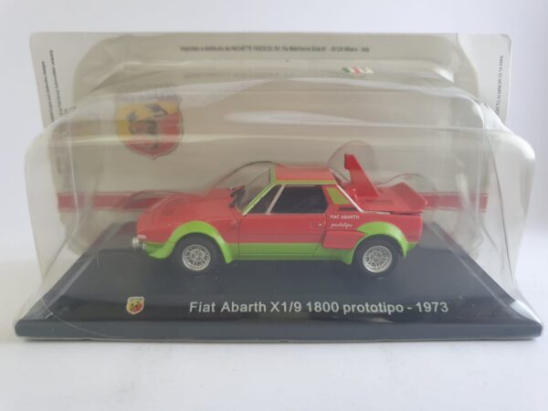 Fiat Abarth X1/9 1800 Prototipo - 1973 scala 1/43 hachette