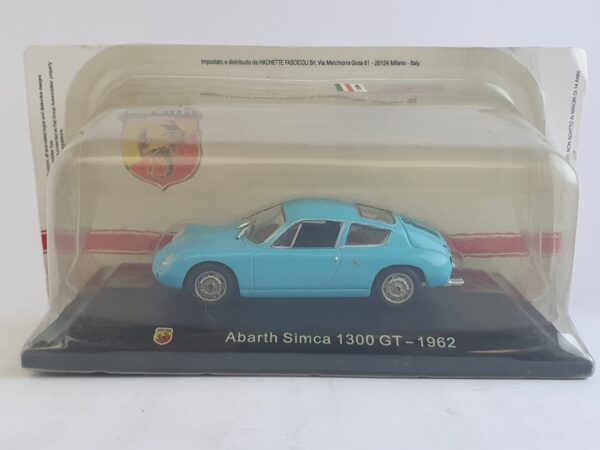 Abarth Simca 1300 GT - 1962 scala 1/43 hachette