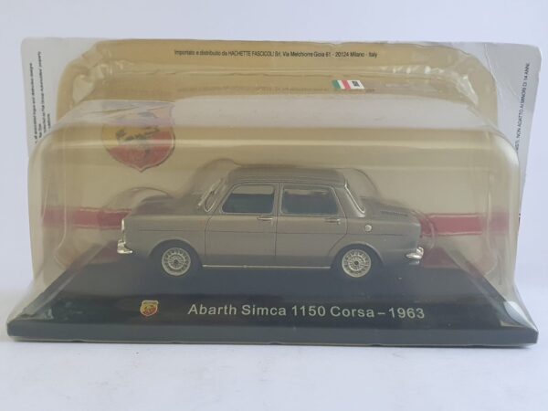 Abarth Simca 1150 Corsa - 1963 scala 1/43 hachette