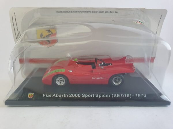 Fiat Abarth 2000 Sport Spider (SE019) - 1970 scala 1/43 hachette