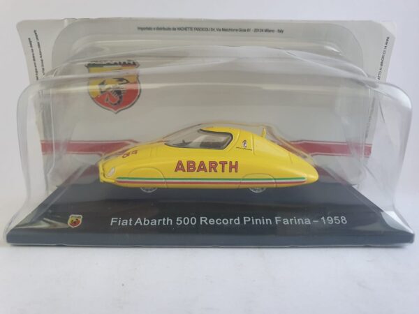 Fiat Abarth 500 Record Pinin Farina - 1958 scala 1/43 hachette