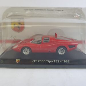 OT 2000 Tipo 139 - 1968 Abarth scala 1/43 hachette