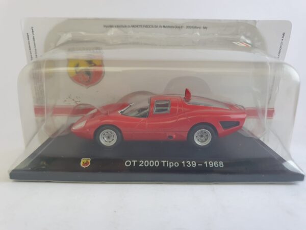 OT 2000 Tipo 139 - 1968 Abarth scala 1/43 hachette