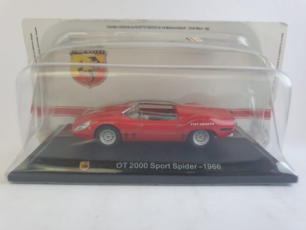OT Sport Spider - 1966 Abarth scala 1/43 hachette