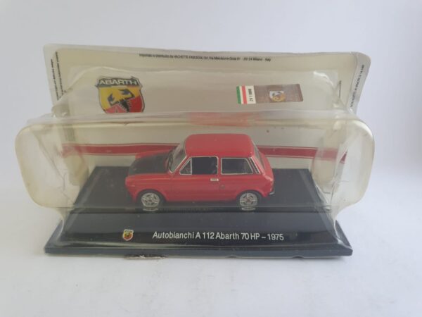 Autobianchi A 112 Abarth 70 HP - 1975 scala 1/43 hachette