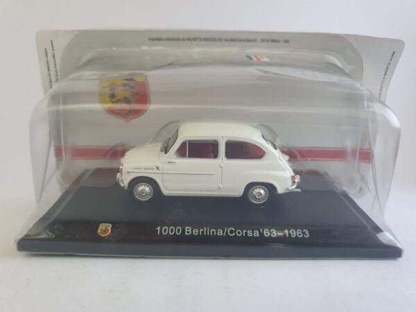 Fiat 1000 Berlina / Corsa '63 - 1963 Abarth scala 1/43 hachette
