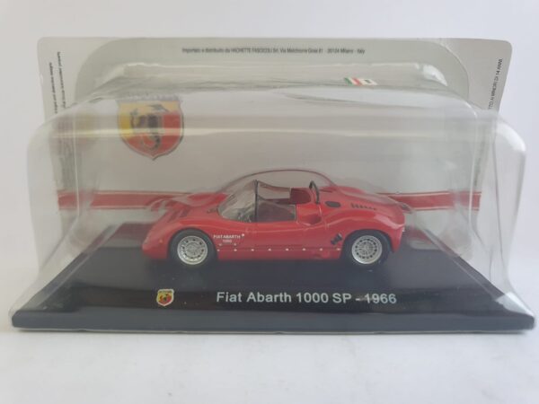 Fiat Abarth 1000 SP - 1966 scala 1/43 hachette