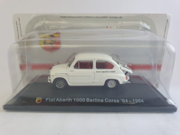 Fiat Abarth 1000 Berlina Corsa '64 - 1964 scala 1/43 hachette