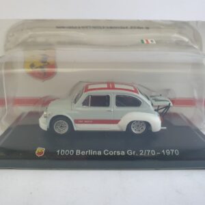 Fiat Abarth 1000 Berlina Corsa Gr. 2/70 - 1970 scala 1/43 hachette