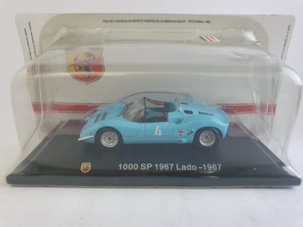1000 SP1967 Lado - 1967 Abarth scala 1/43 hachette