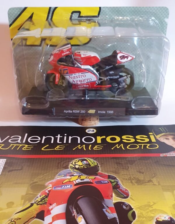 APRILIA RSW 250 46 IMOLA 1998 Valentino Rossi 46 1/18 - uscita 24