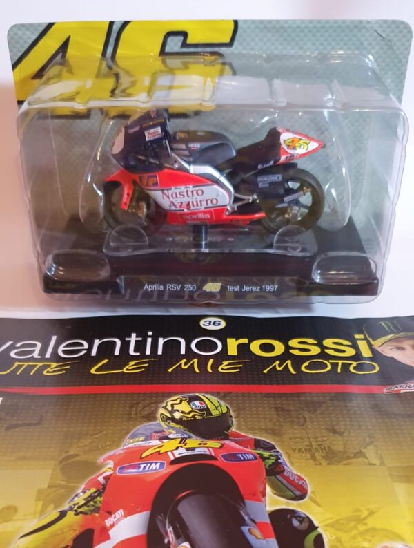 APRILIA RSV 250 46 TEST JEREZ 1997 Valentino Rossi 46 1/18 - uscita 36