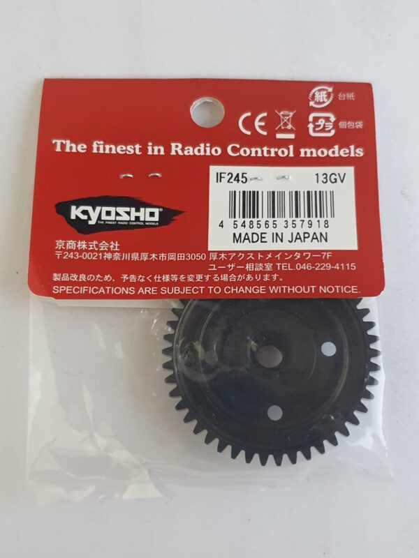 Corona in metallo 46T IF105 - IF245 Kyosho Inferno Neo 1/8 buggy / nitro - immagine 2
