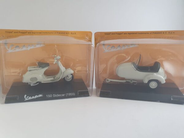 VESPA 150 SIDECAR COMPLETA (1955) - scala 1/18