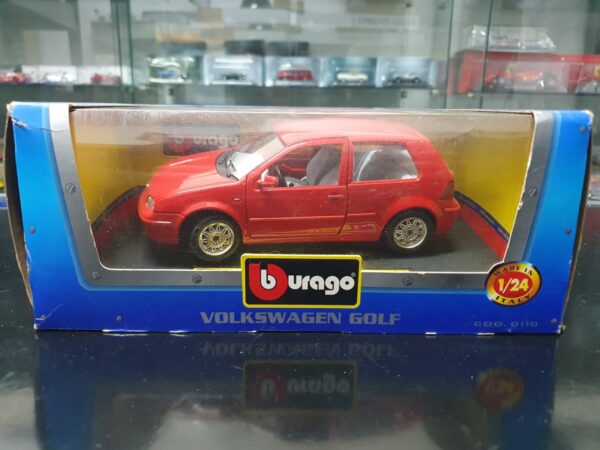 Volkswagen Golf 1/24 Burago Cod. 0110 Rosso - Mady in Italy