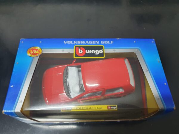 Volkswagen Golf 1/24 Burago Cod. 0110 Rosso - Mady in Italy - immagine 2
