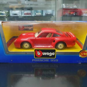 PORSCHE 959 1/24 Burago Cod. 0121 ROSSO- Mady in Italy