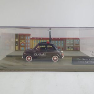 Fiat Nuova 500 Tetto Apribile (CAMPARI) - Fiat 500 Story Collection 1/43