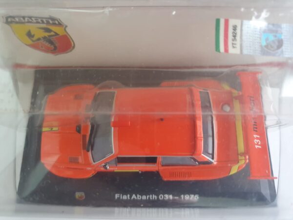 Fiat Abarth 031 - 1975 scala 1/43 hachette - immagine 4