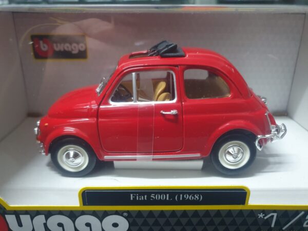 Fiat 500 L (1968) scala 1:24 Burago - immagine 2