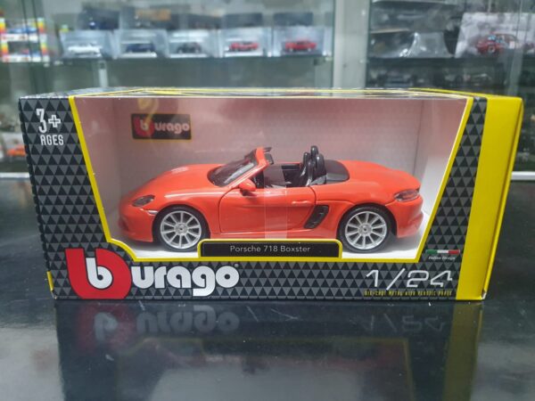 Porsche 718 Boxster scala 1:24 Burago