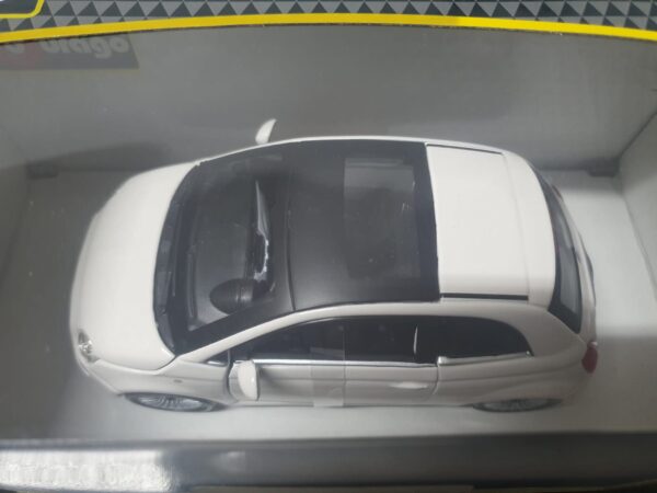 Fiat 500 (2007) scala 1:24 Burago - immagine 3