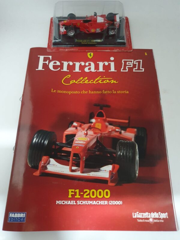 FERRARI F1 2000 - 2000 Michael Schumaker - Ferrari F1 collection 1/43 uscita 1 - immagine 3
